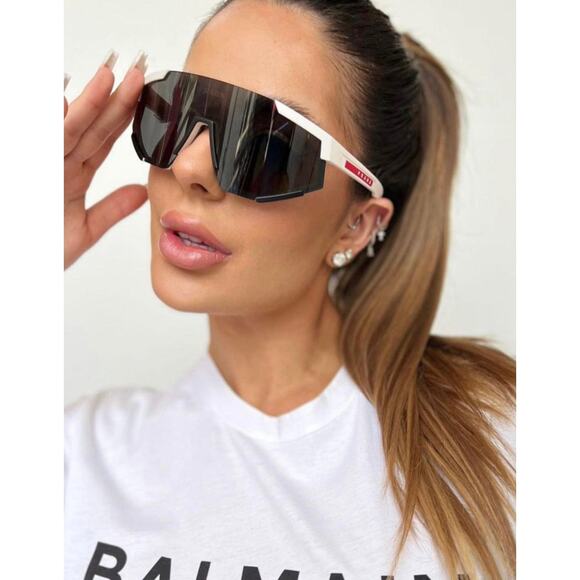 NEW Prada Sport PS04WS Sunglasses in White - Picture 1 of 8
